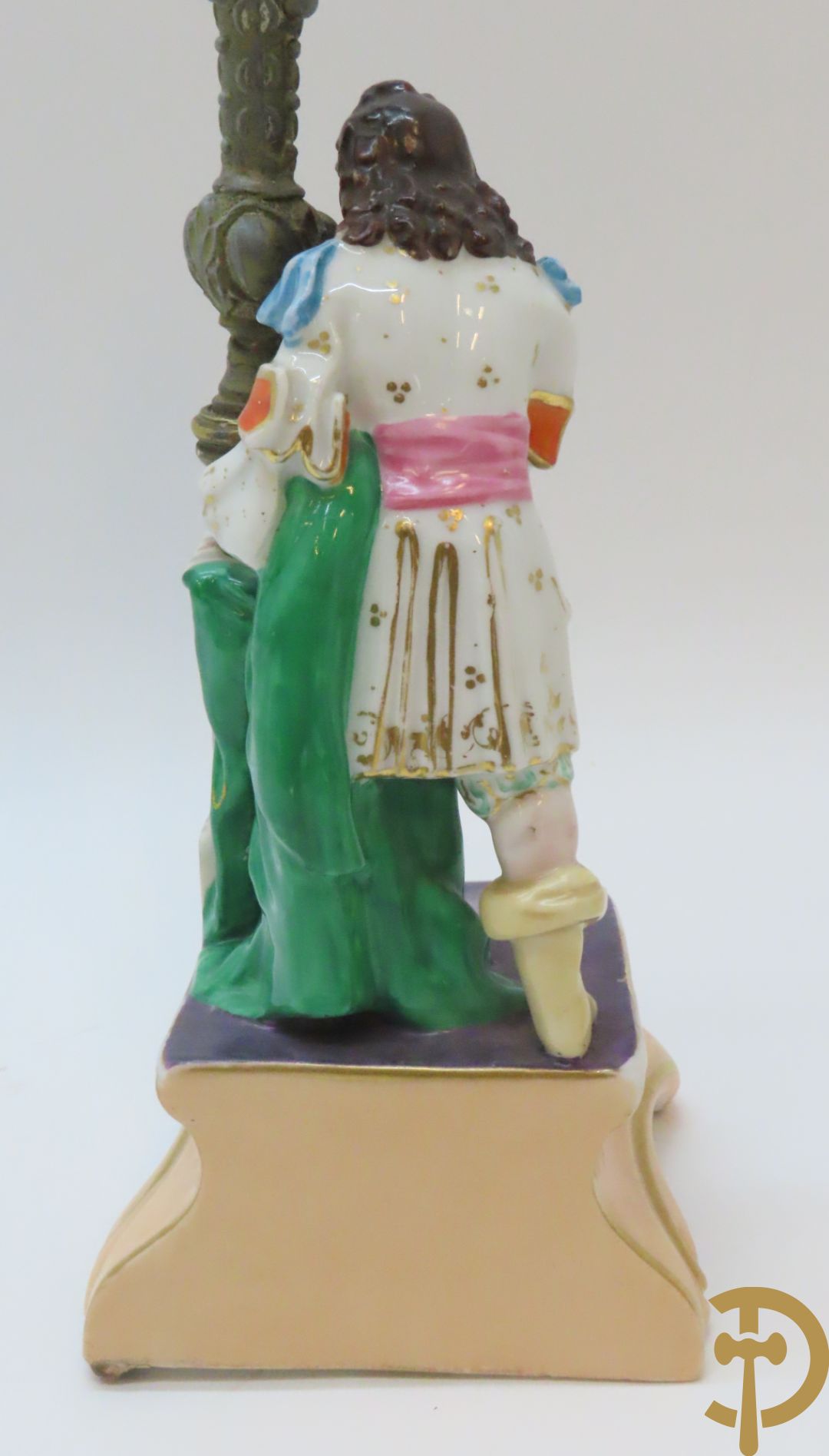 Paar porseleinen kandelaars Vieux Paris, 19e