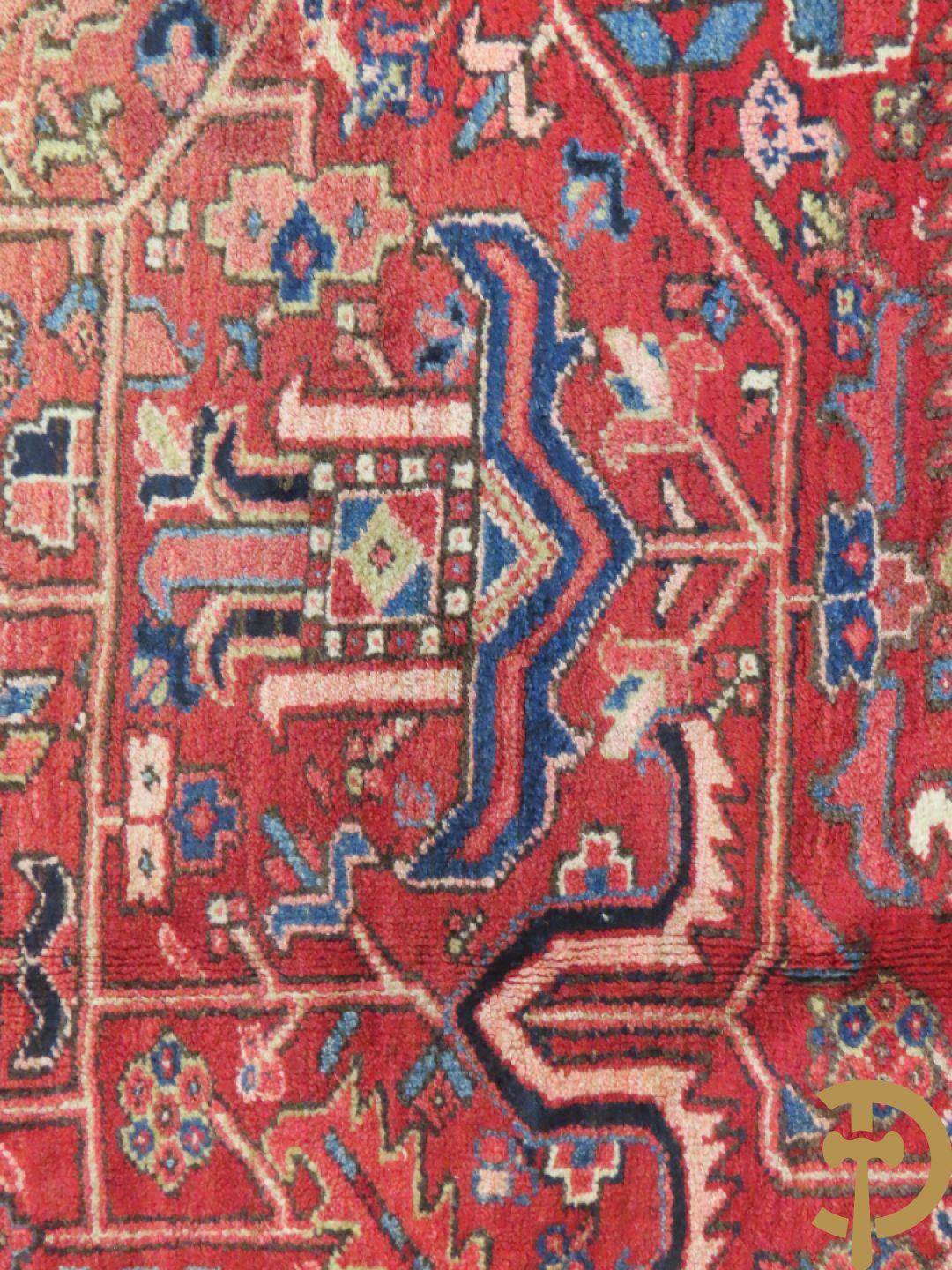 Oosters handgeknoopt tapijt Heriz