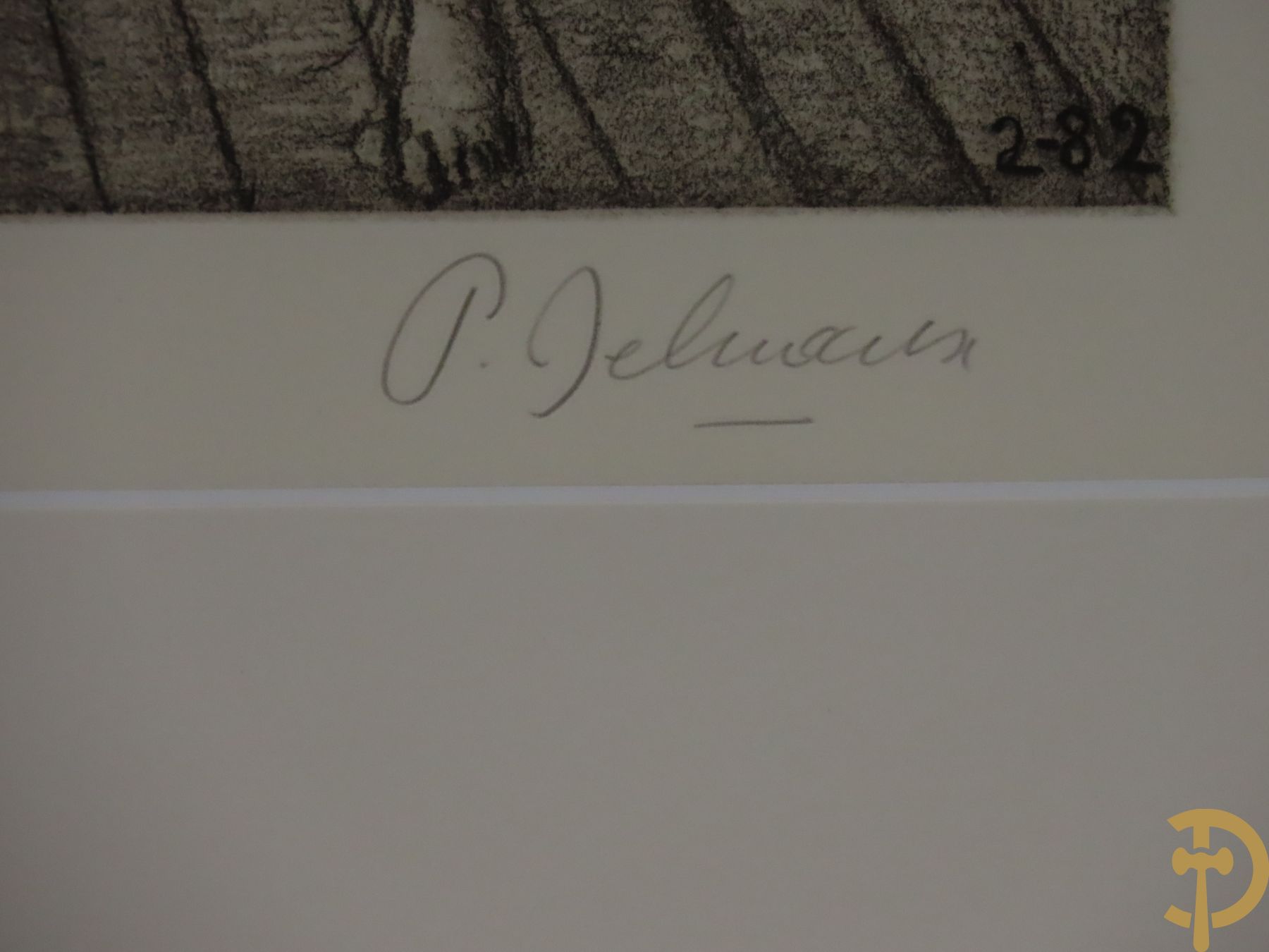 DELVAUX P. getekend 2-1982 