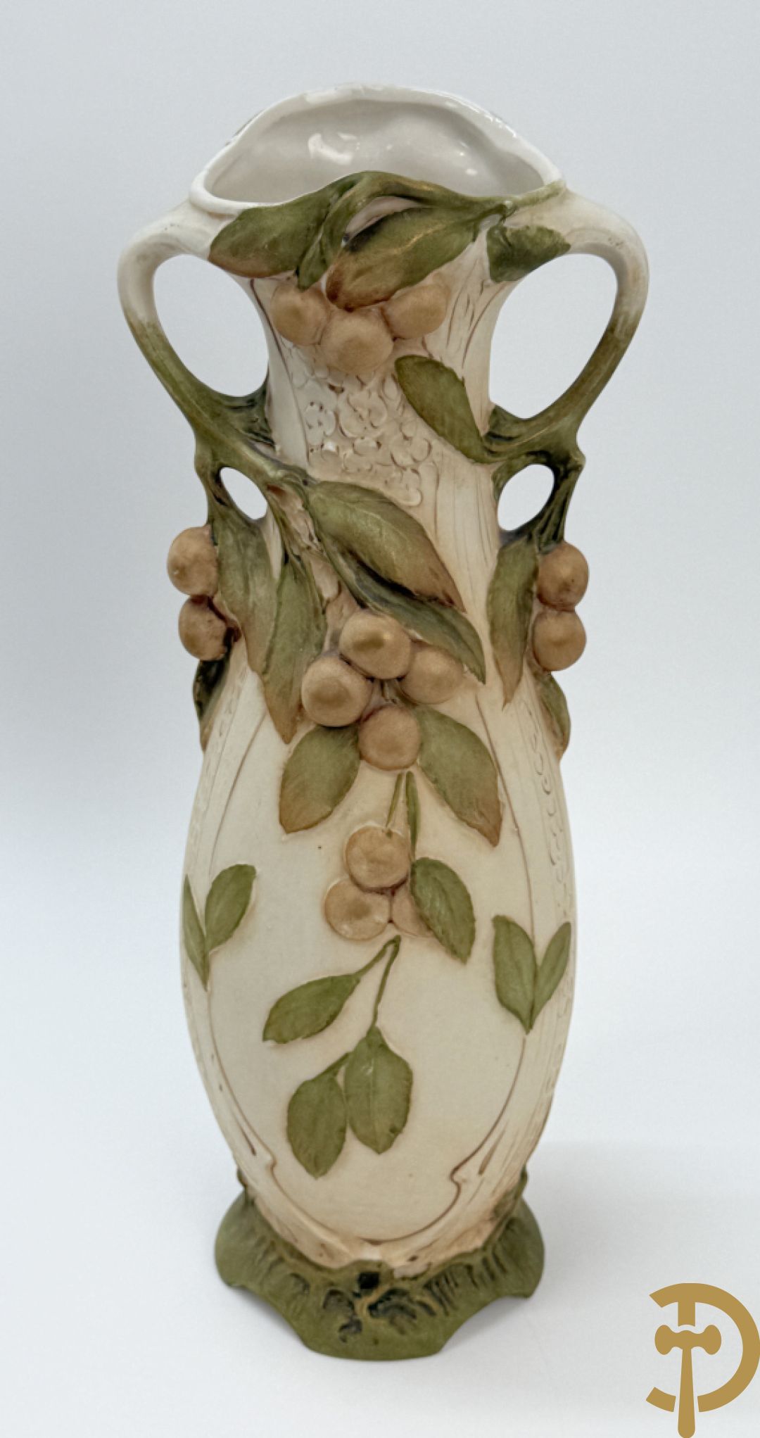 Paar Royal Dux Art Nouveau vazen, nr. 5496