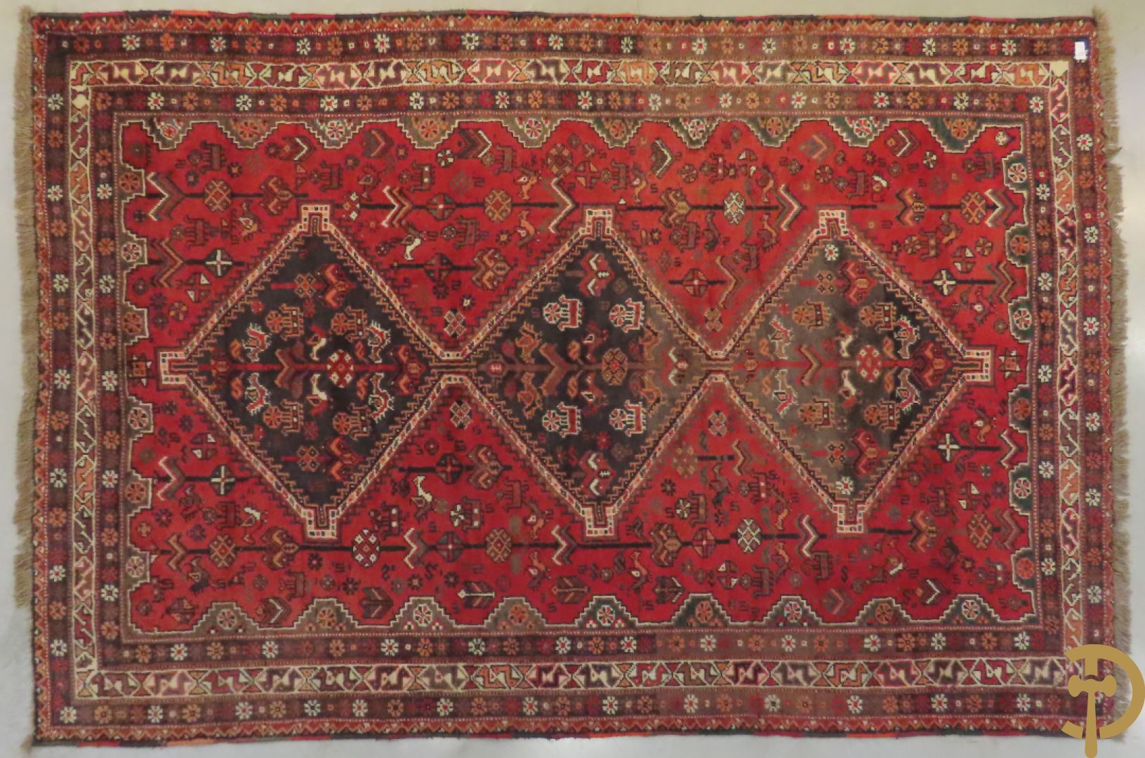 Oosters handgeknoopt tapijt Shiraz