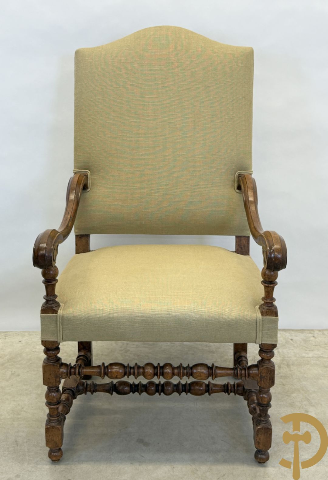 Paar notelaren Louis XVIII armzetels