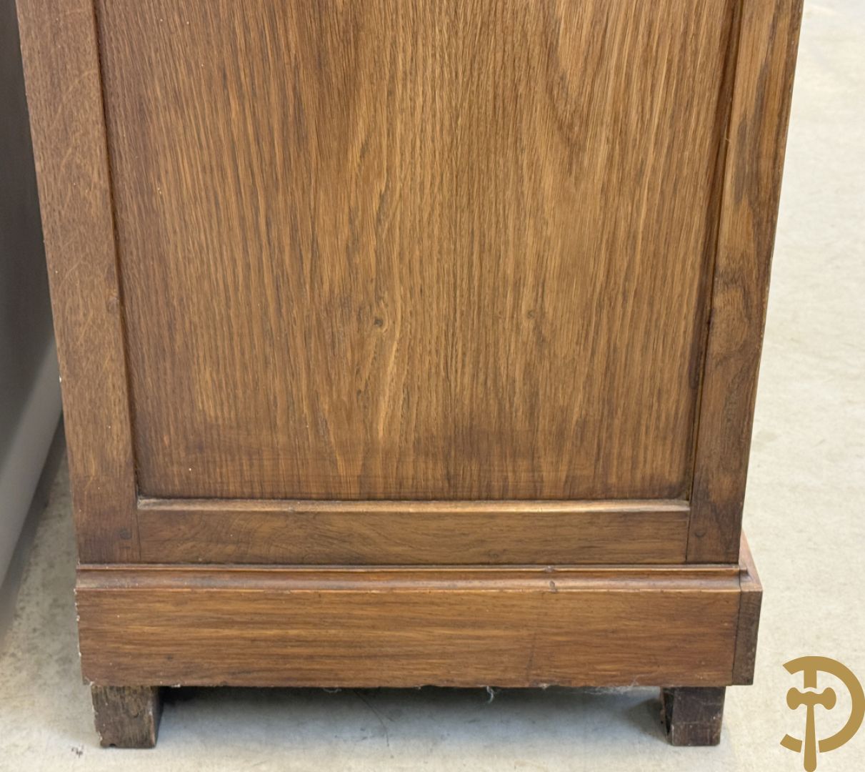 Masssief eiken tweedeursdresse Louis Philippe 19e