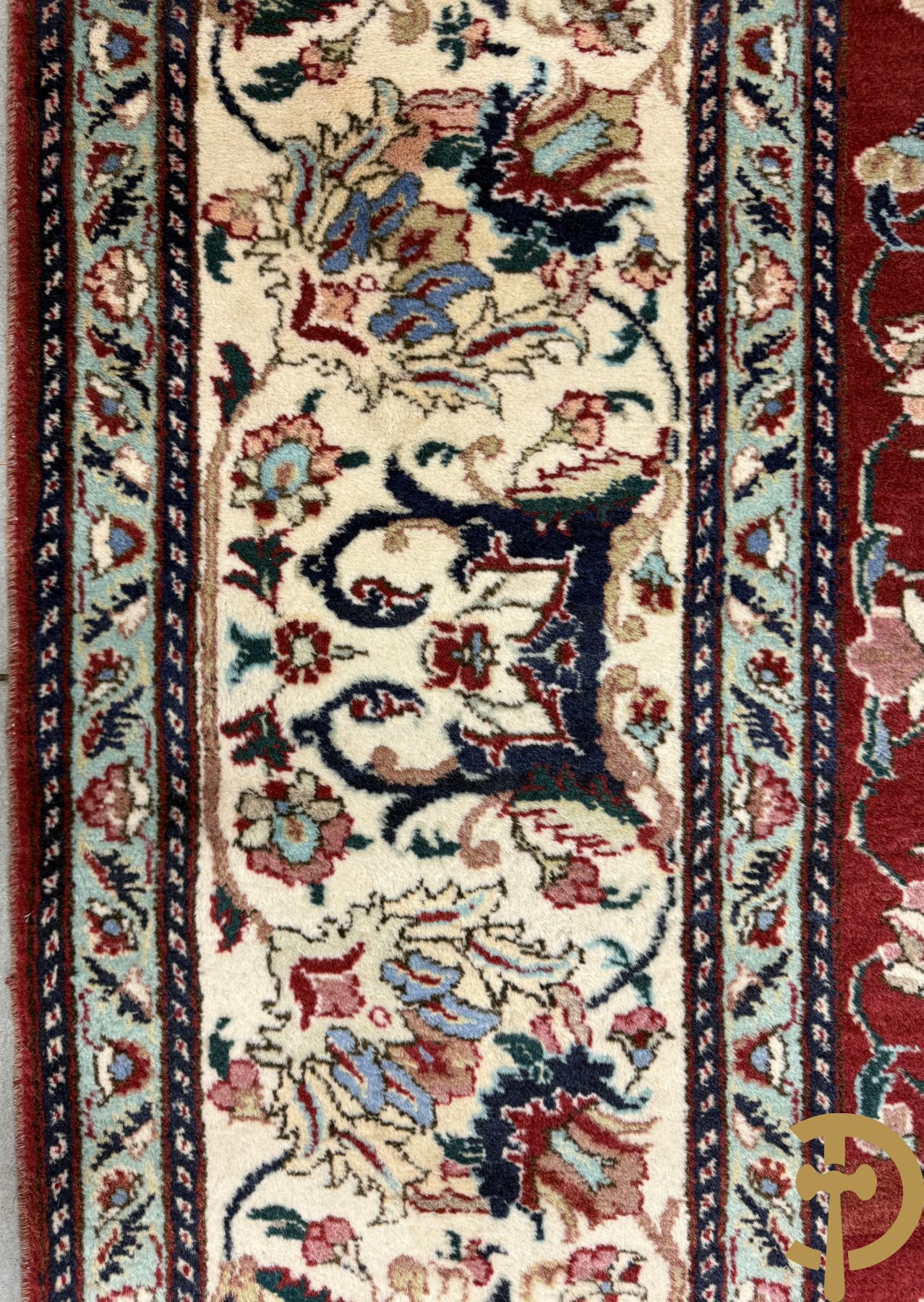 Oosters handgeknoopt tapijt Tabriz