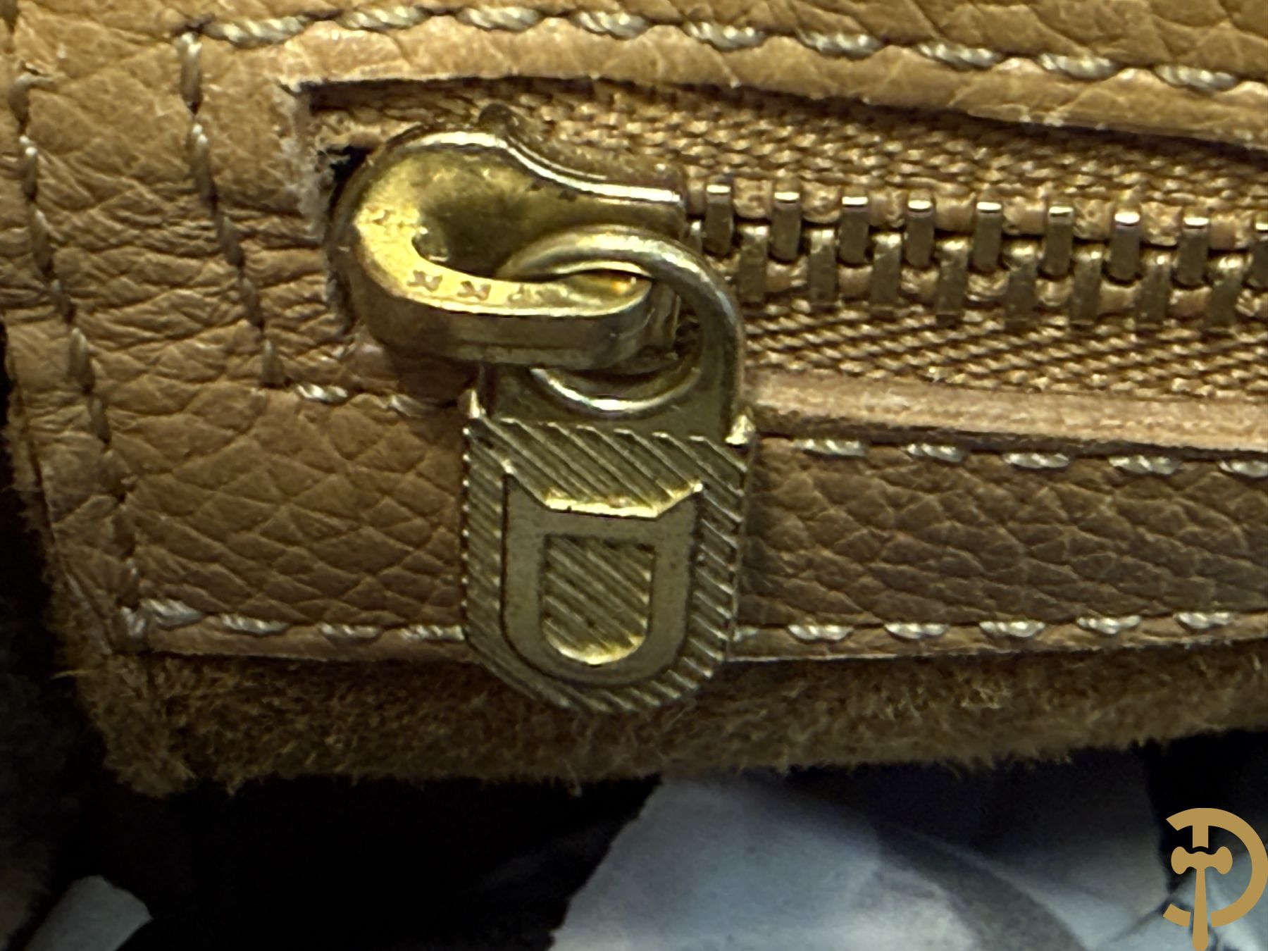 Lederen handtas Delvaux