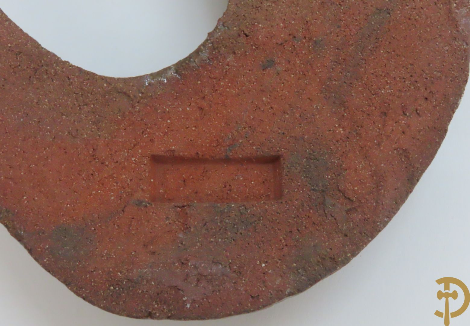 Moderne keramieken kleurrijke vintage coupe, gemerkt Perignem + Keramiek beeld van zeemeermin,  Amfora Vandeweghe