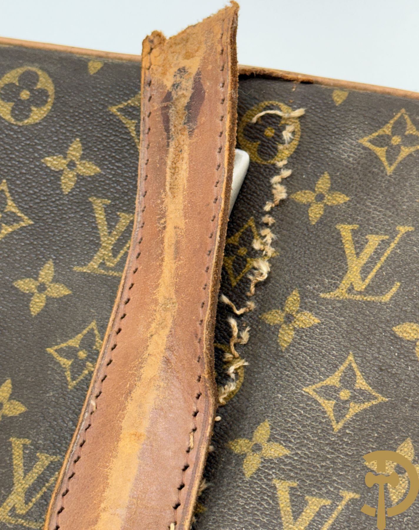 Lederen valies Louis Vuitton