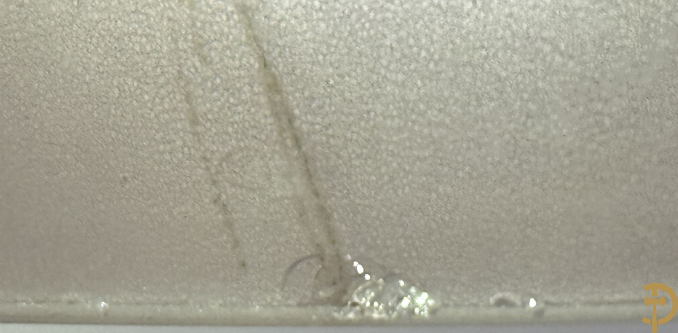 Tafellampadaire in geïriseerd kleurig glas met chromé afwerking, BARDINI getekend