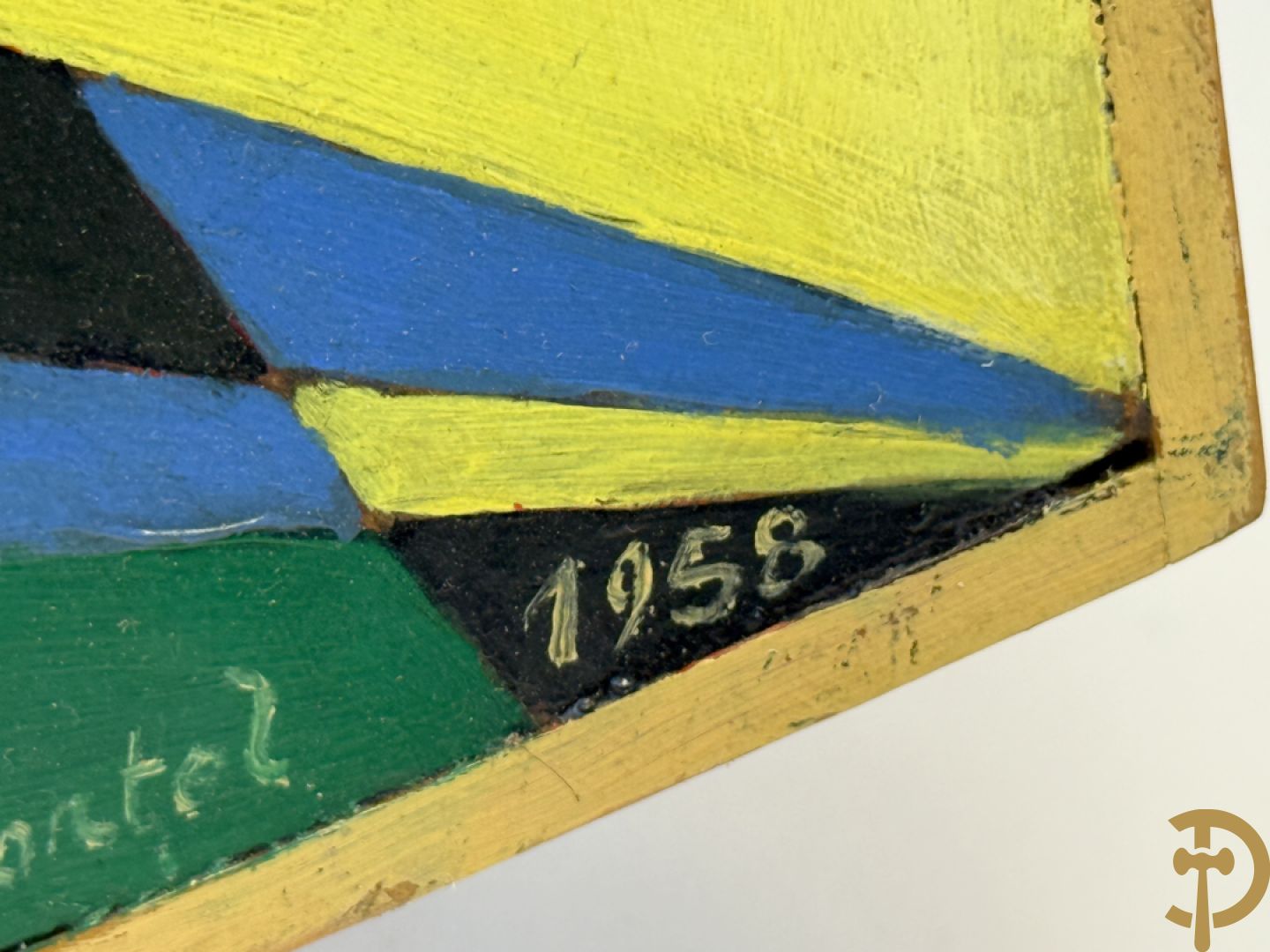 V. de MOORTEL Leo getekend 1958 