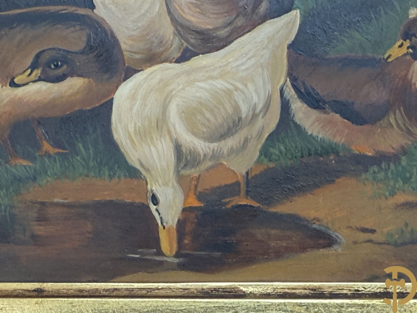 Onleesbaar getekend rechts onder 