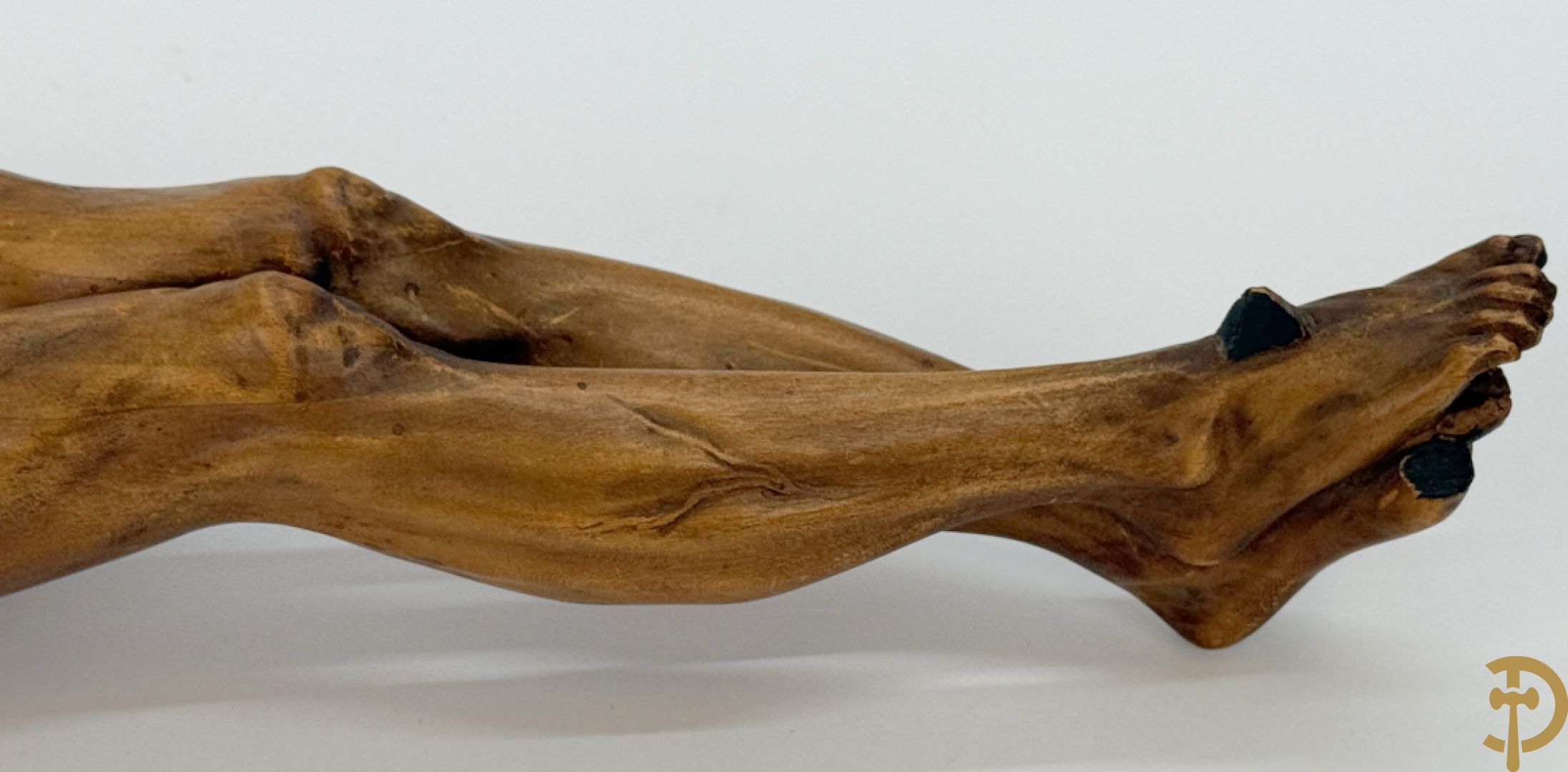 Gesculpteerde houten Jansenistische corpus