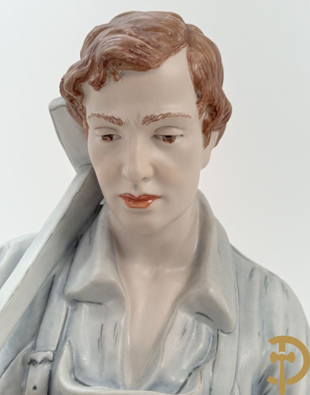 Royal Dux beeld van smid met vrouw en kind, nummer 11559