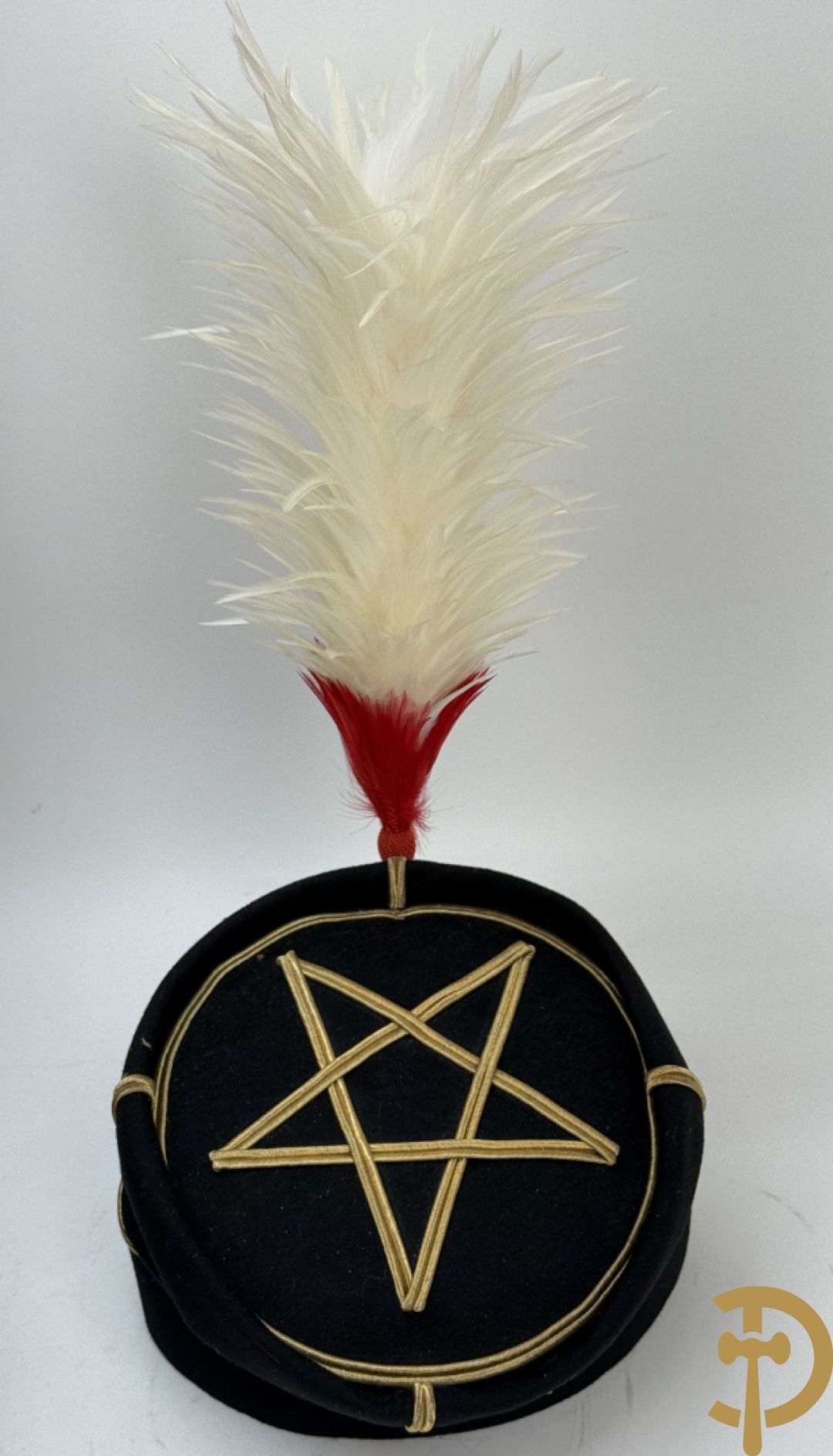 Japans uniform Dareifuku met kepie, epauletten, pluim en bijhorende foto