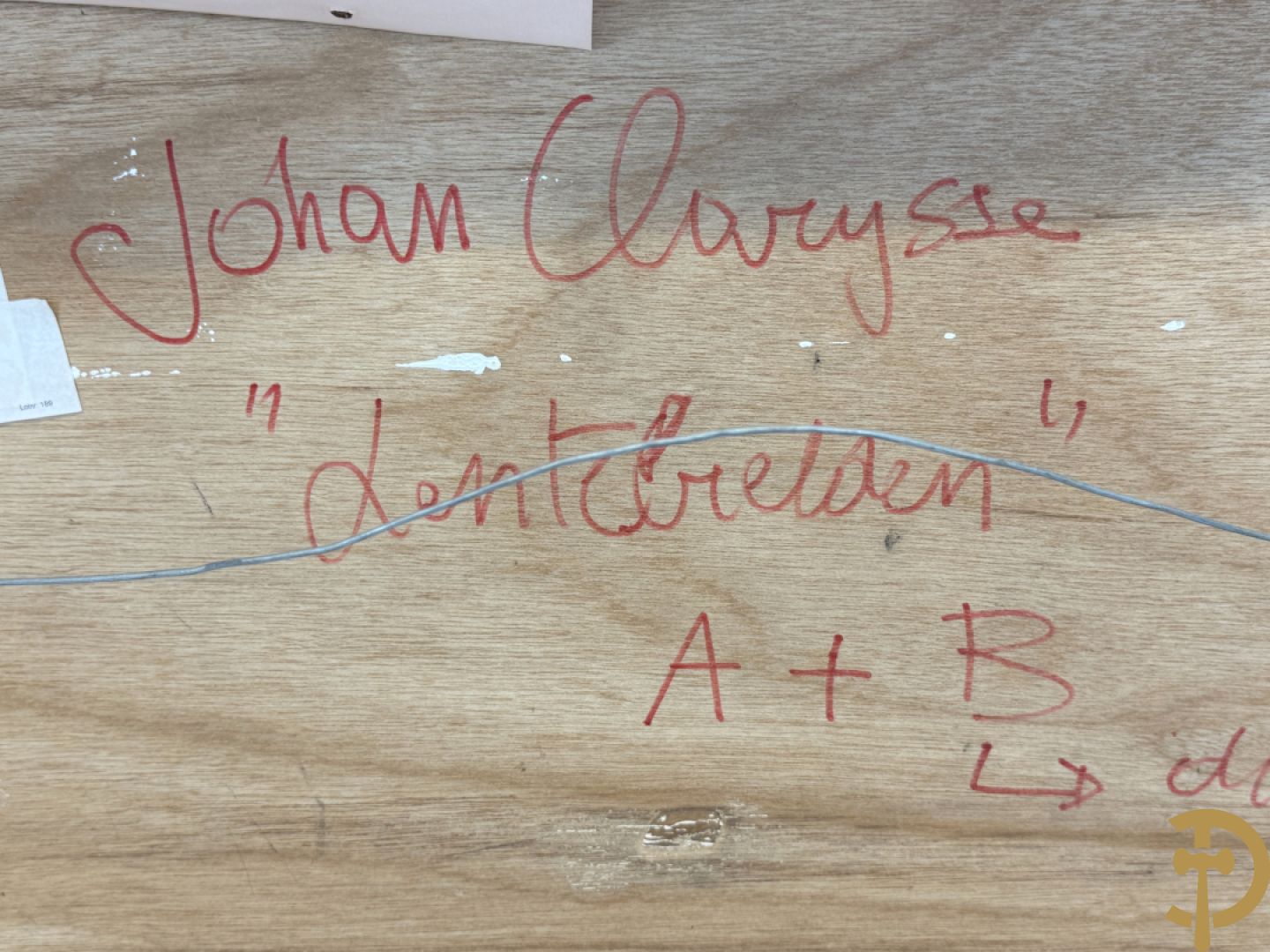 CLARYSSE Joh. getekend 