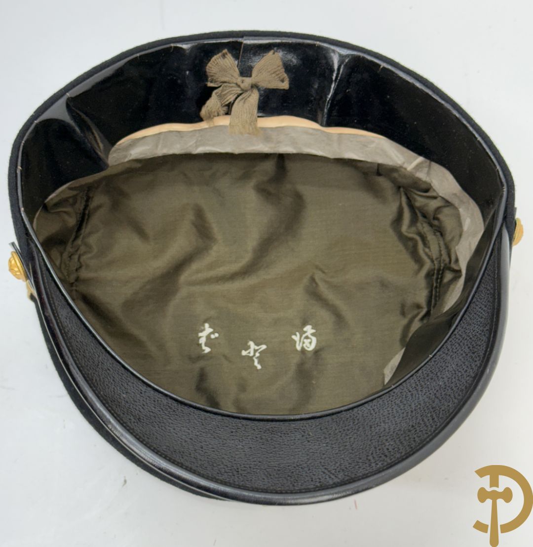 Japans uniform Dareifuku met kepie, epauletten, pluim en bijhorende foto