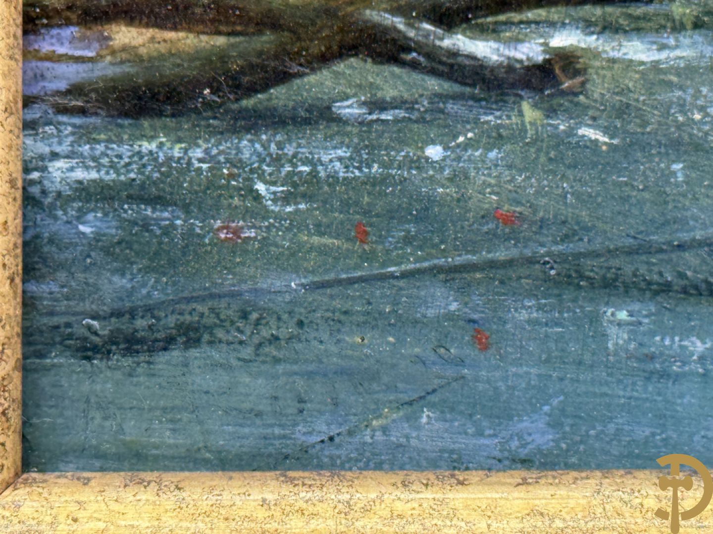 Onleesbaar getekend links onder (Ron...) 