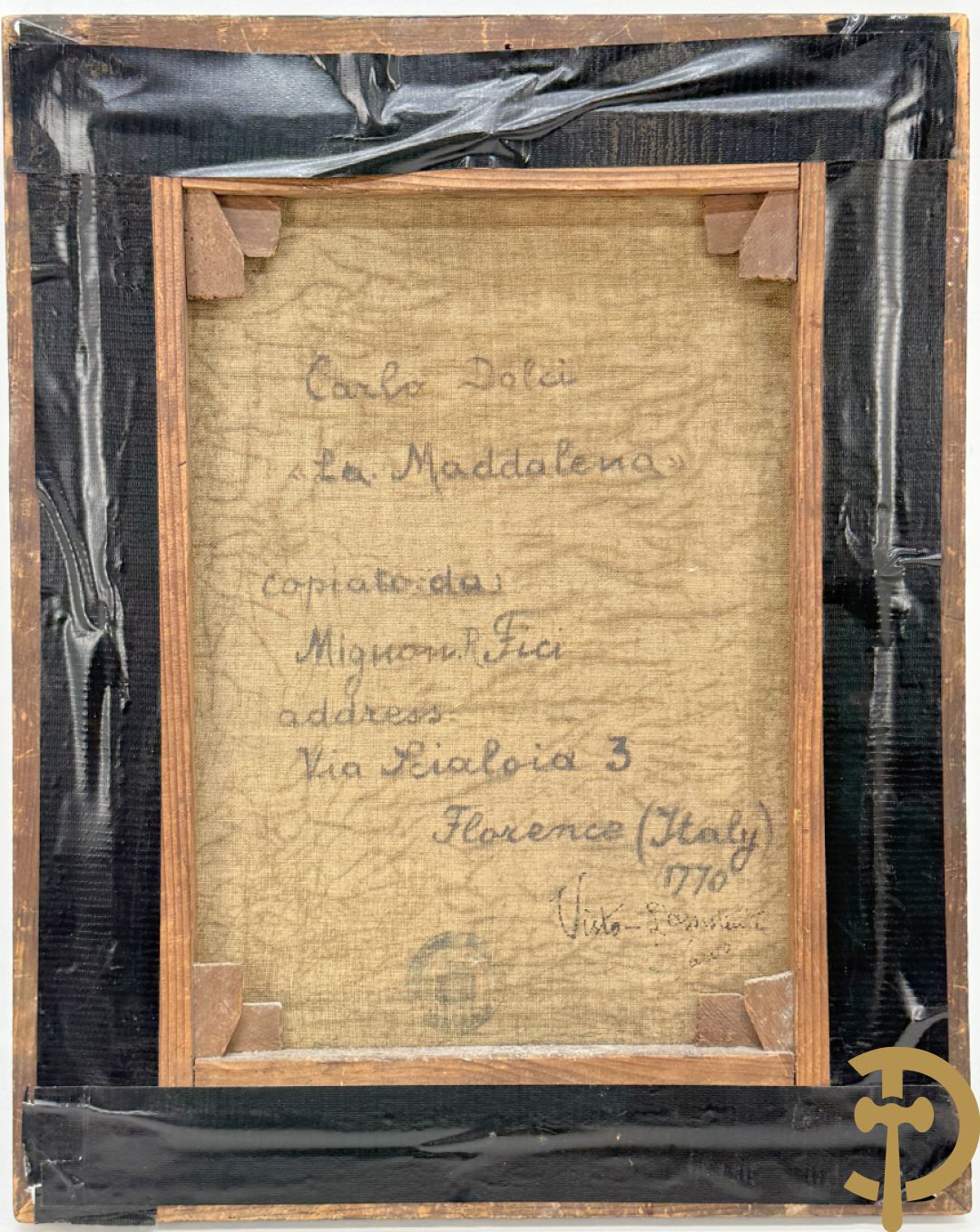 Ongetekend achteraan gerefereerd Carlo Dolci 