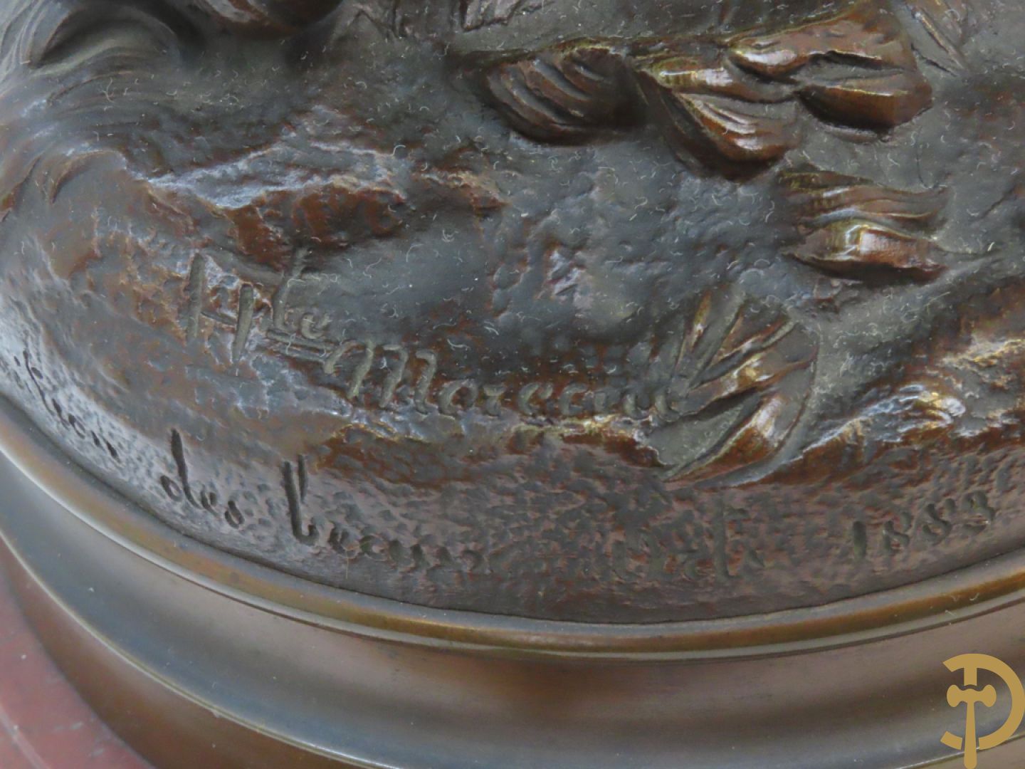 MOREAU Hte. getekend Exposition des Beaux-Arts 1883 