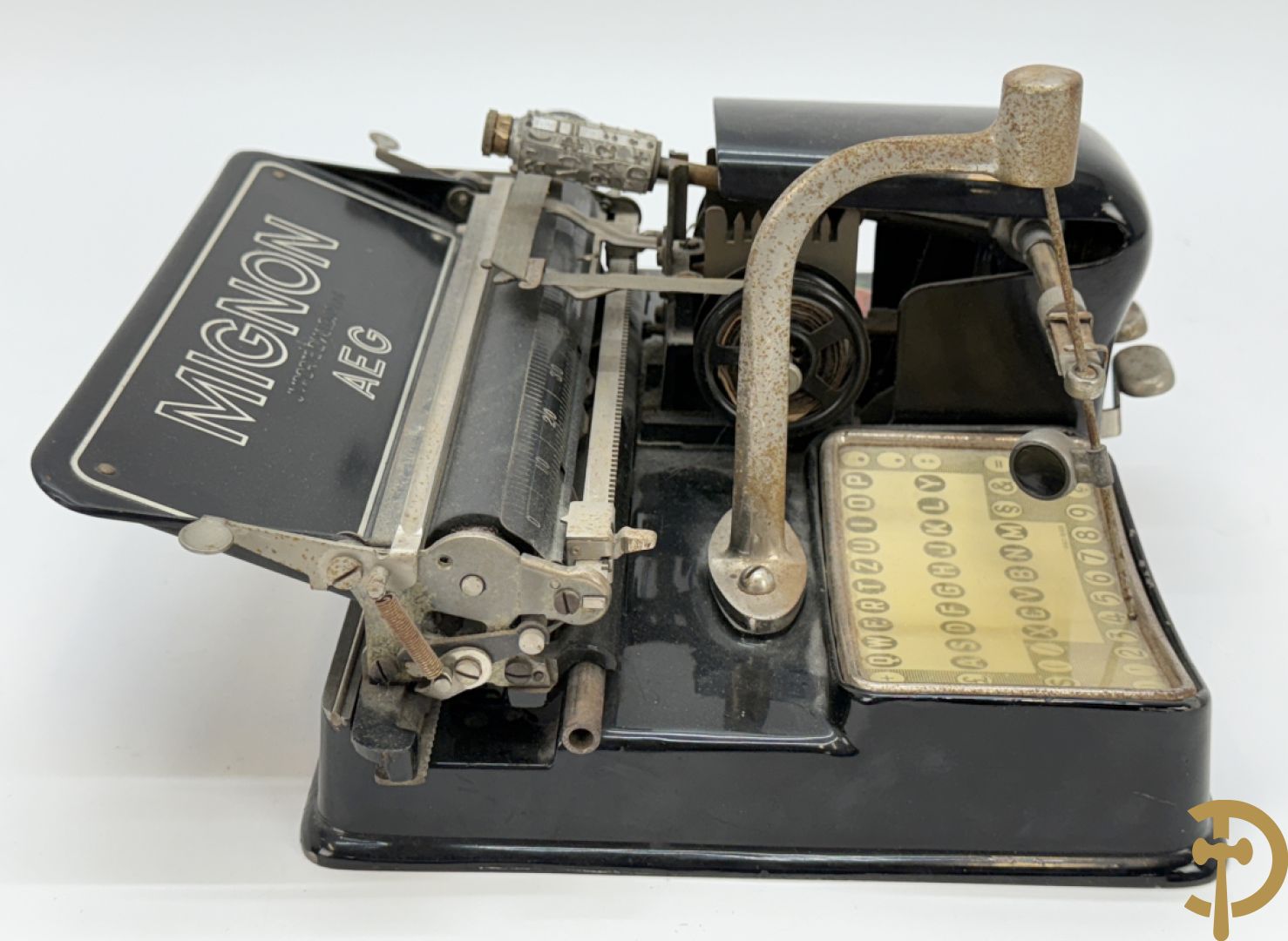 Typmachine uit de jaren 1920 / 30, Mignon model 4 AEG Technotype