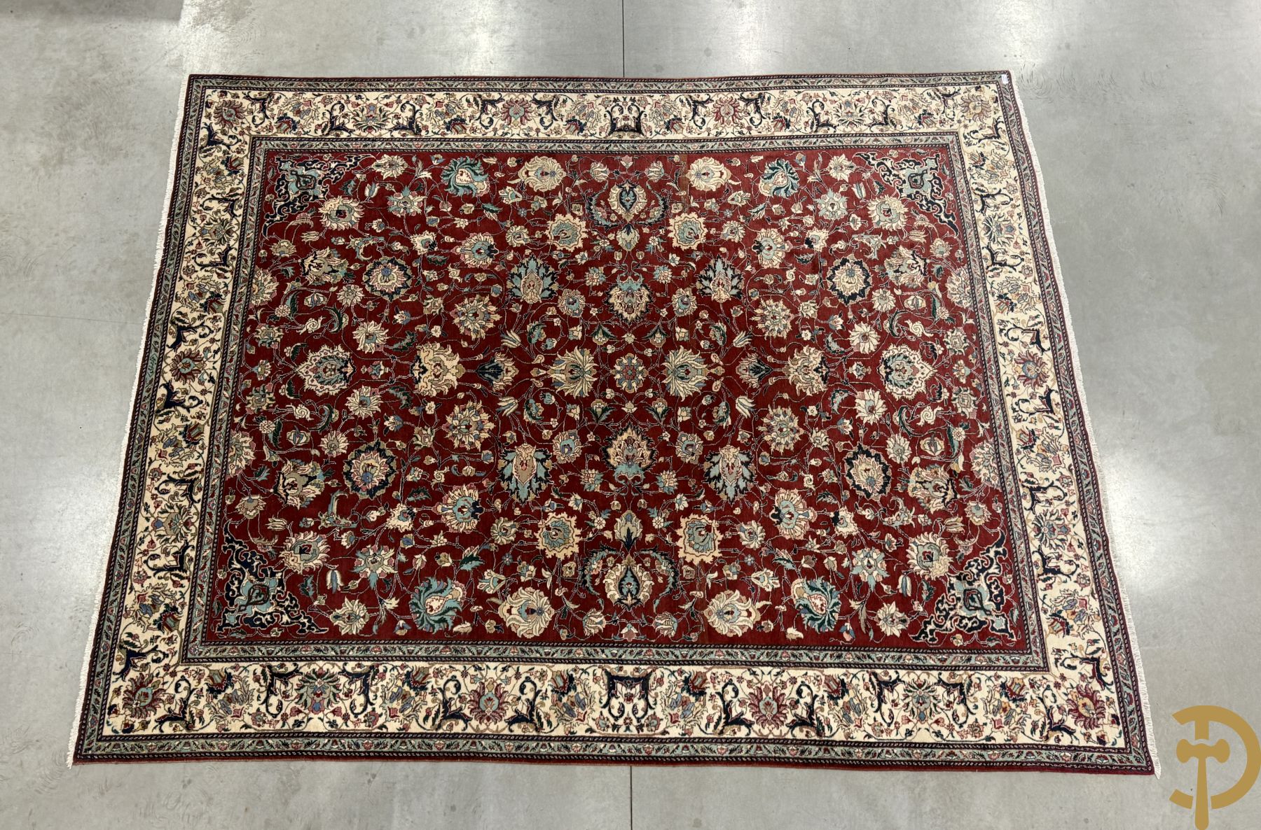 Oosters handgeknoopt tapijt Tabriz