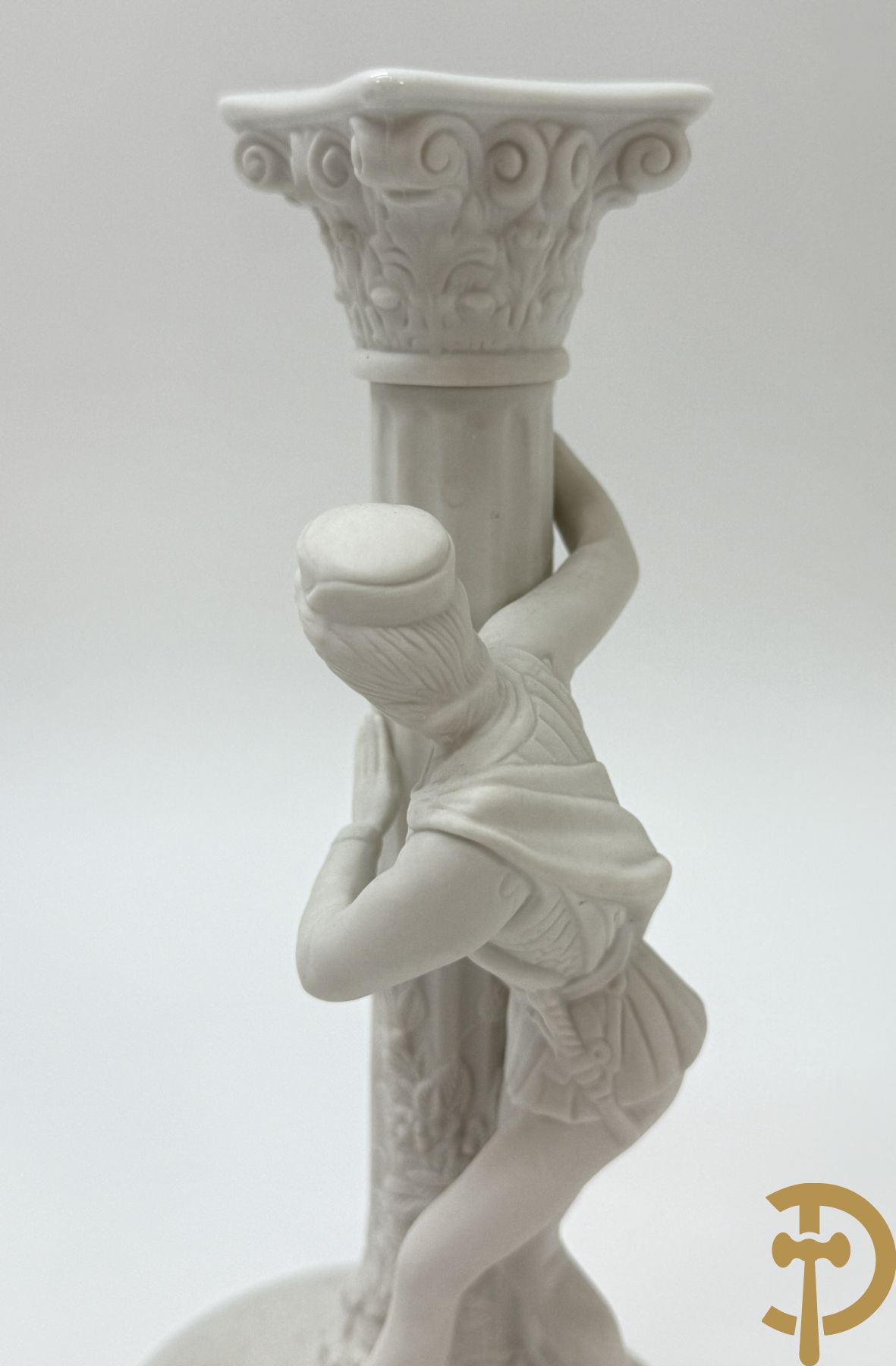 Paar porseleinen kandelaars van Franklin Mint 1986 uit de Romeo & Julia collection