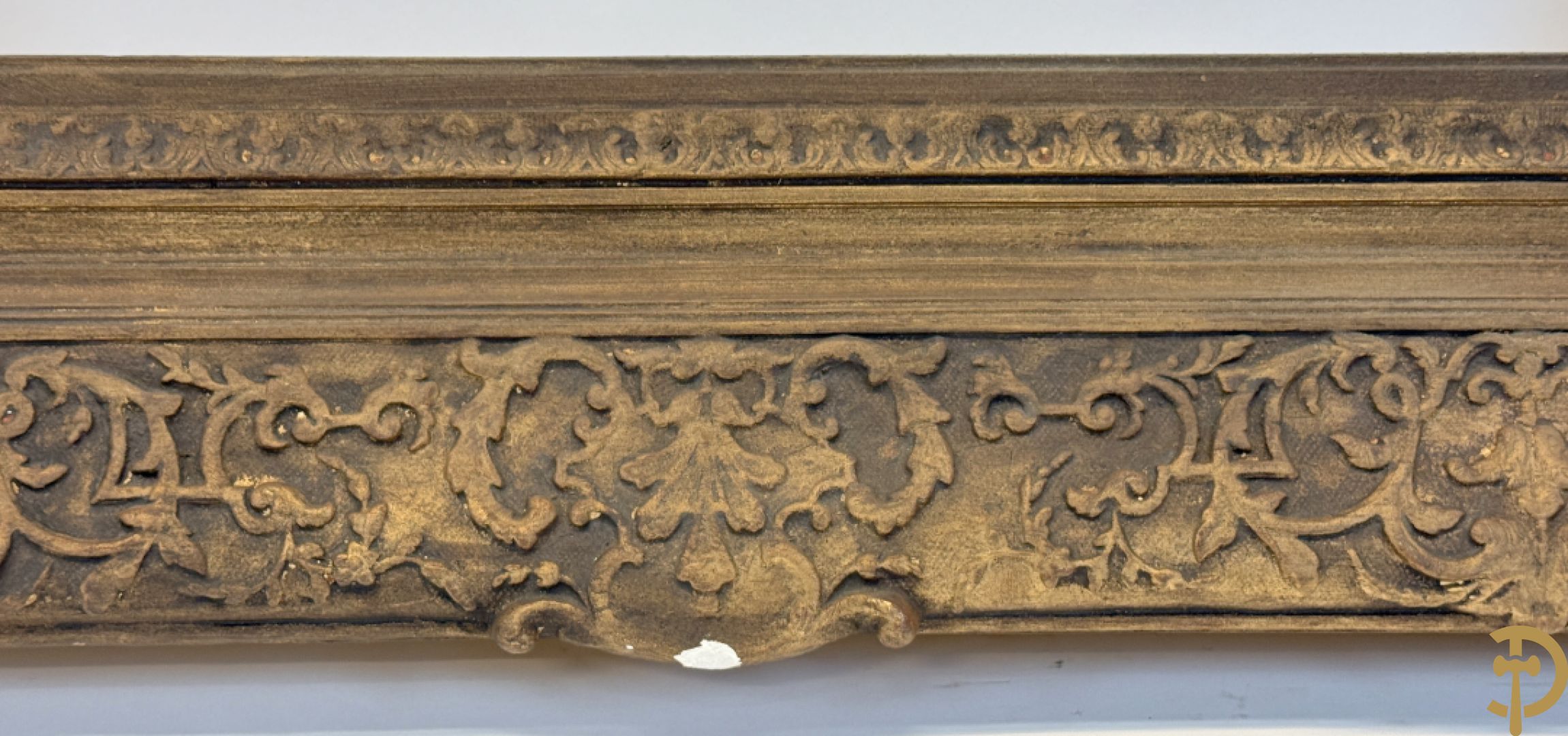 Oude grote vergulde Louis XV lijsten : 3 stuks