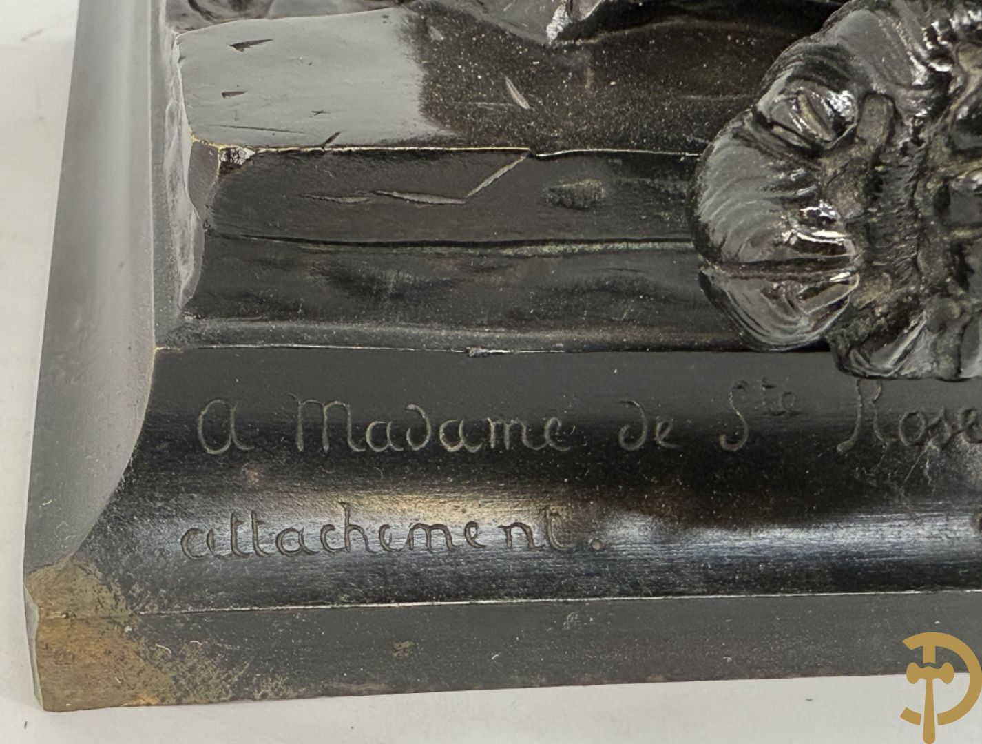 GAYRARD getekend 1846 à Madame de Ste Rose hommage de Respectueux attachement 