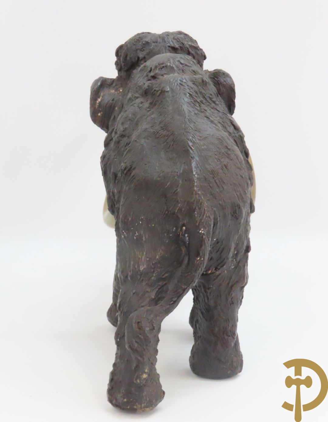 Ongetekend decoratief bronzen beeld van een mammoet
