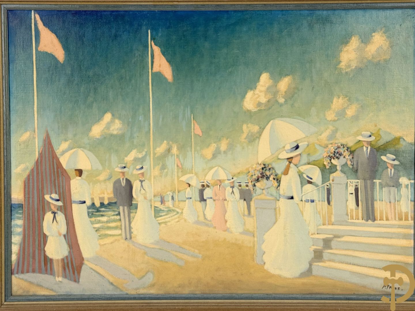 FRANS P. getekend (Paul) 