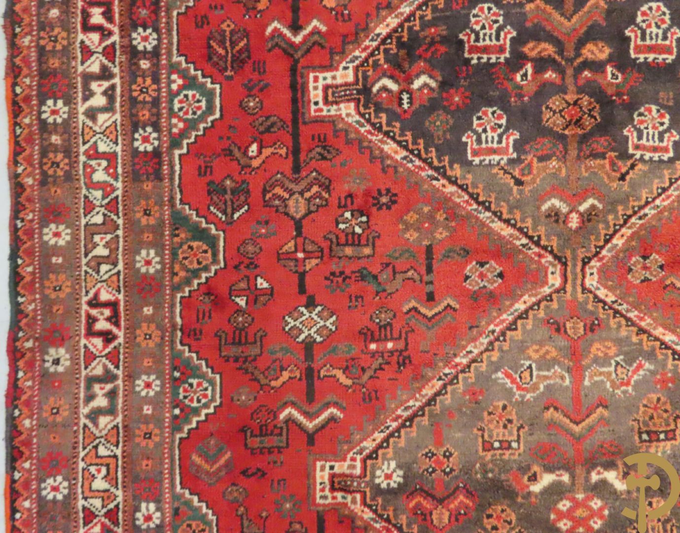 Oosters handgeknoopt tapijt Shiraz