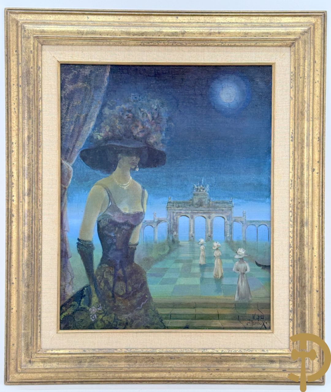 DE VILLEROUX A. getekend 