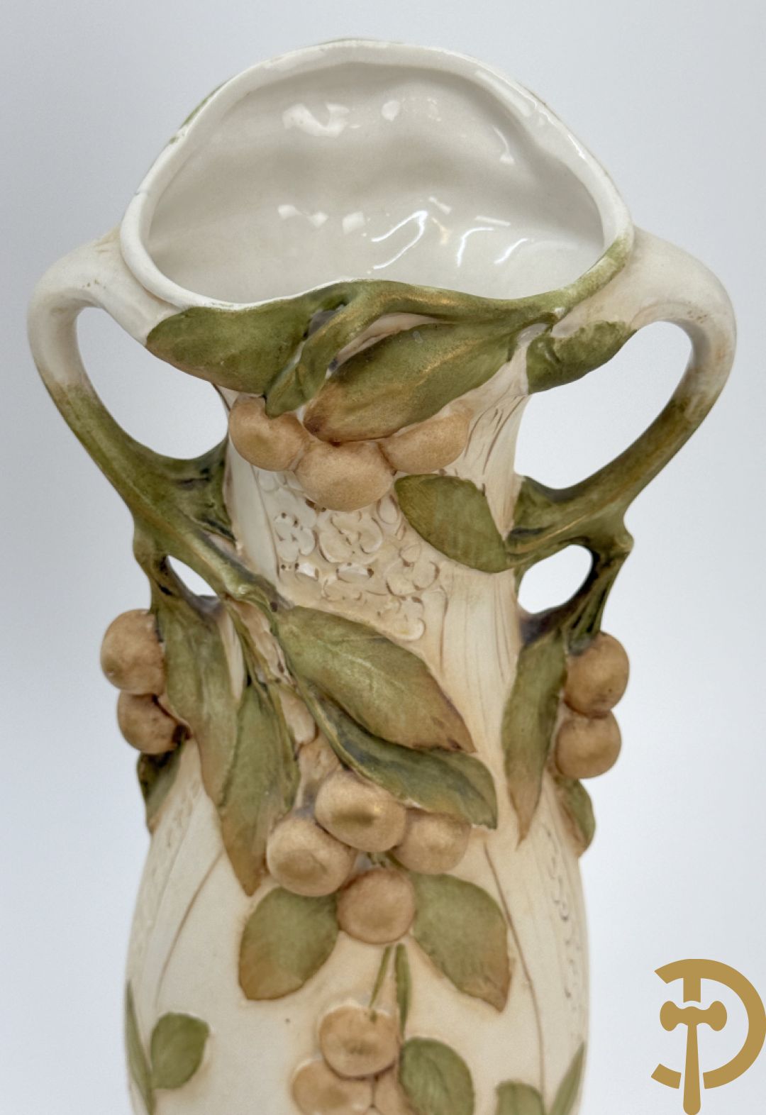 Paar Royal Dux Art Nouveau vazen, nr. 5496