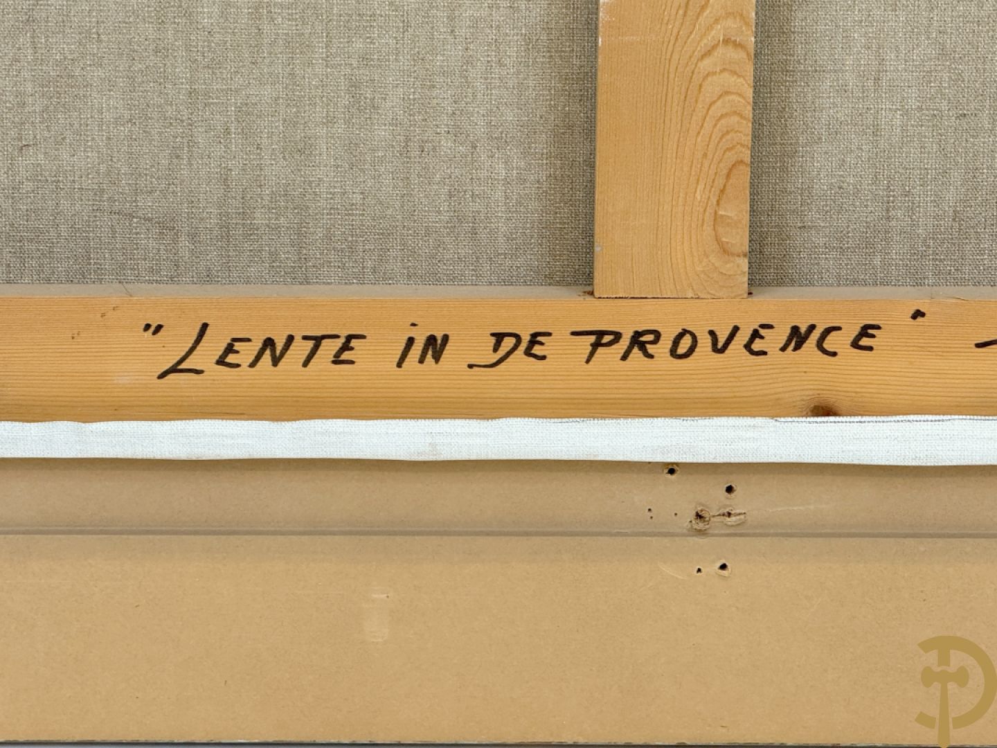 MESSELY P. getekend en verso gedateerd 