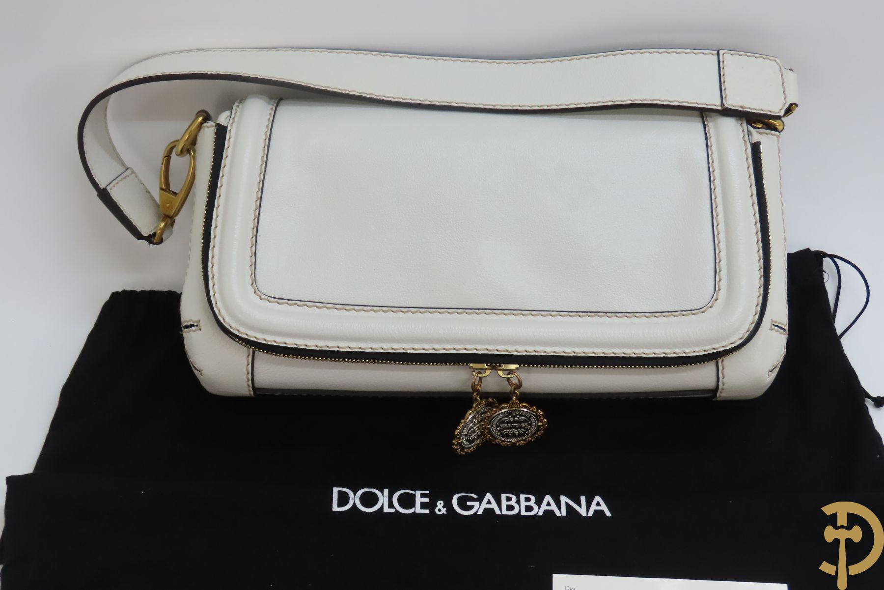 Lederen handtas Dolce & Gabbana model Héritage