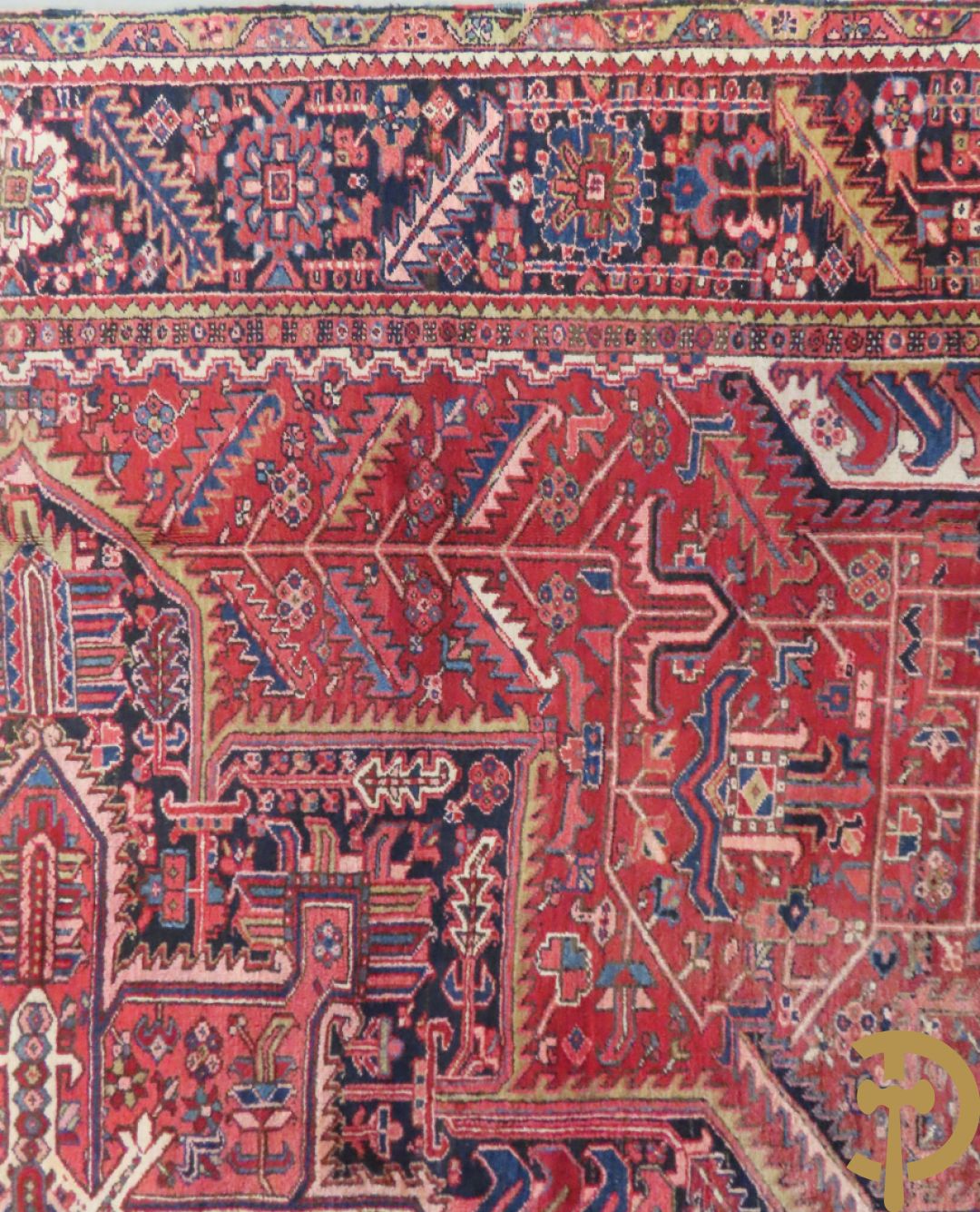 Oosters handgeknoopt tapijt Heriz