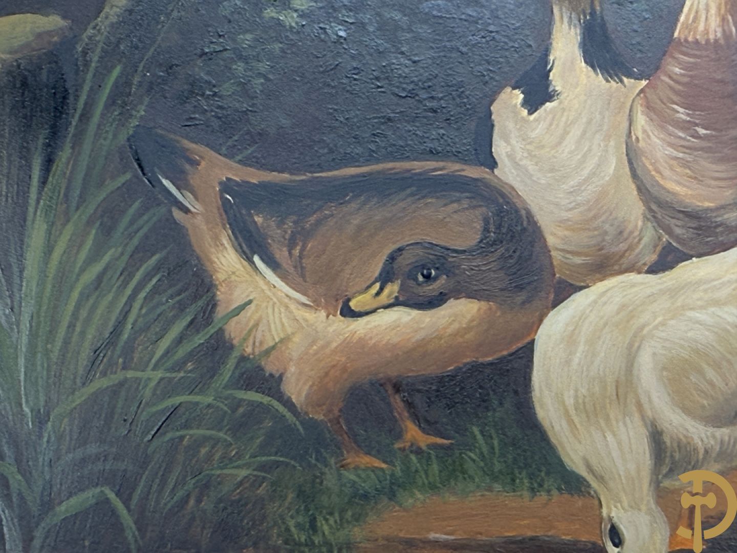 Onleesbaar getekend rechts onder 