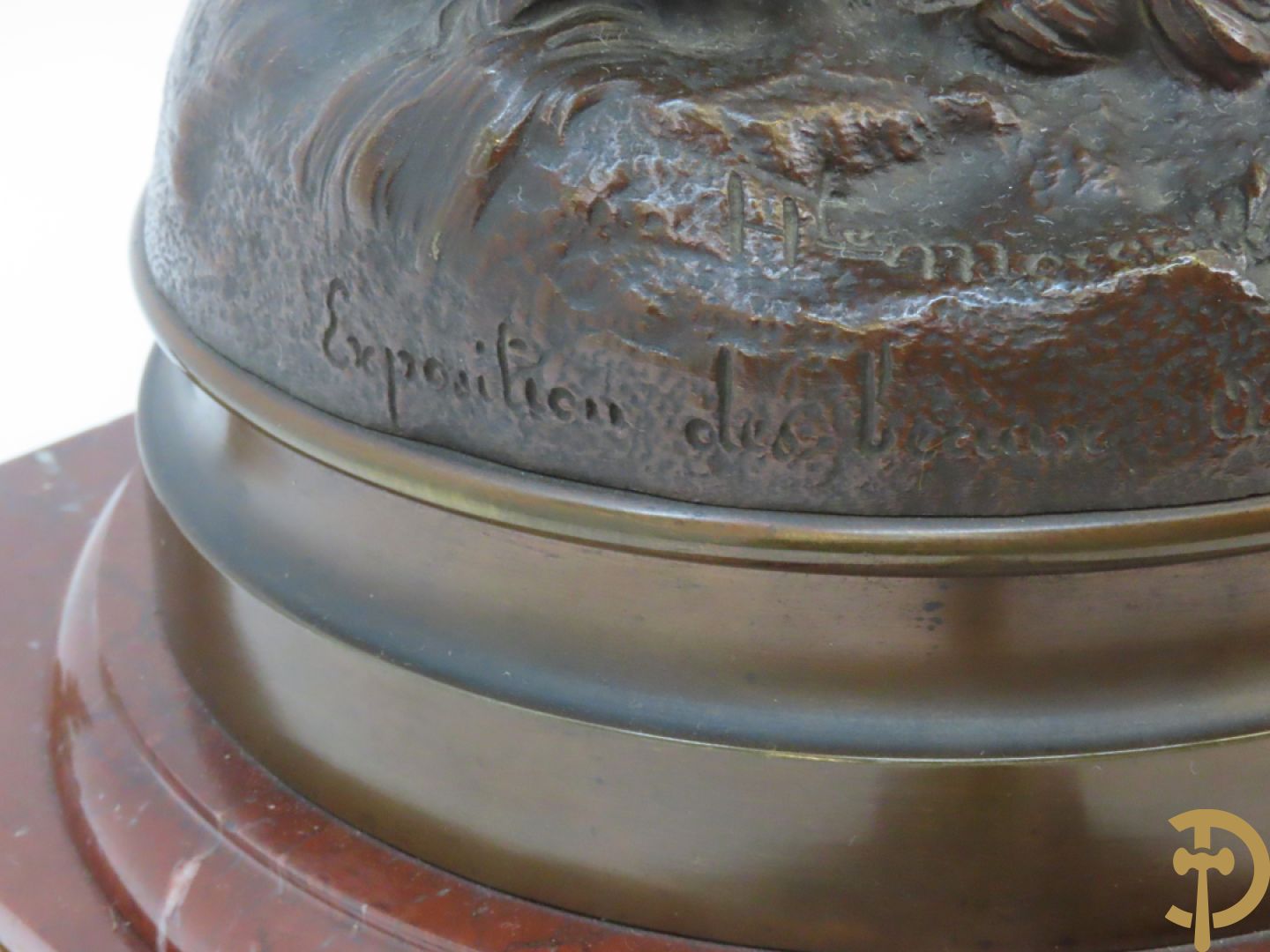 MOREAU Hte. getekend Exposition des Beaux-Arts 1883 