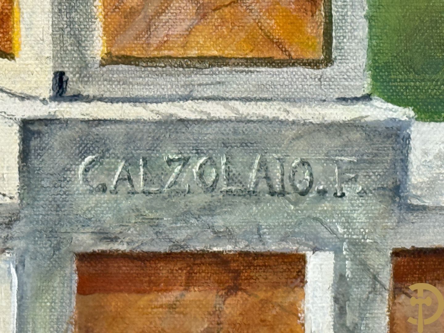 CALZOLAIO F. getekend 