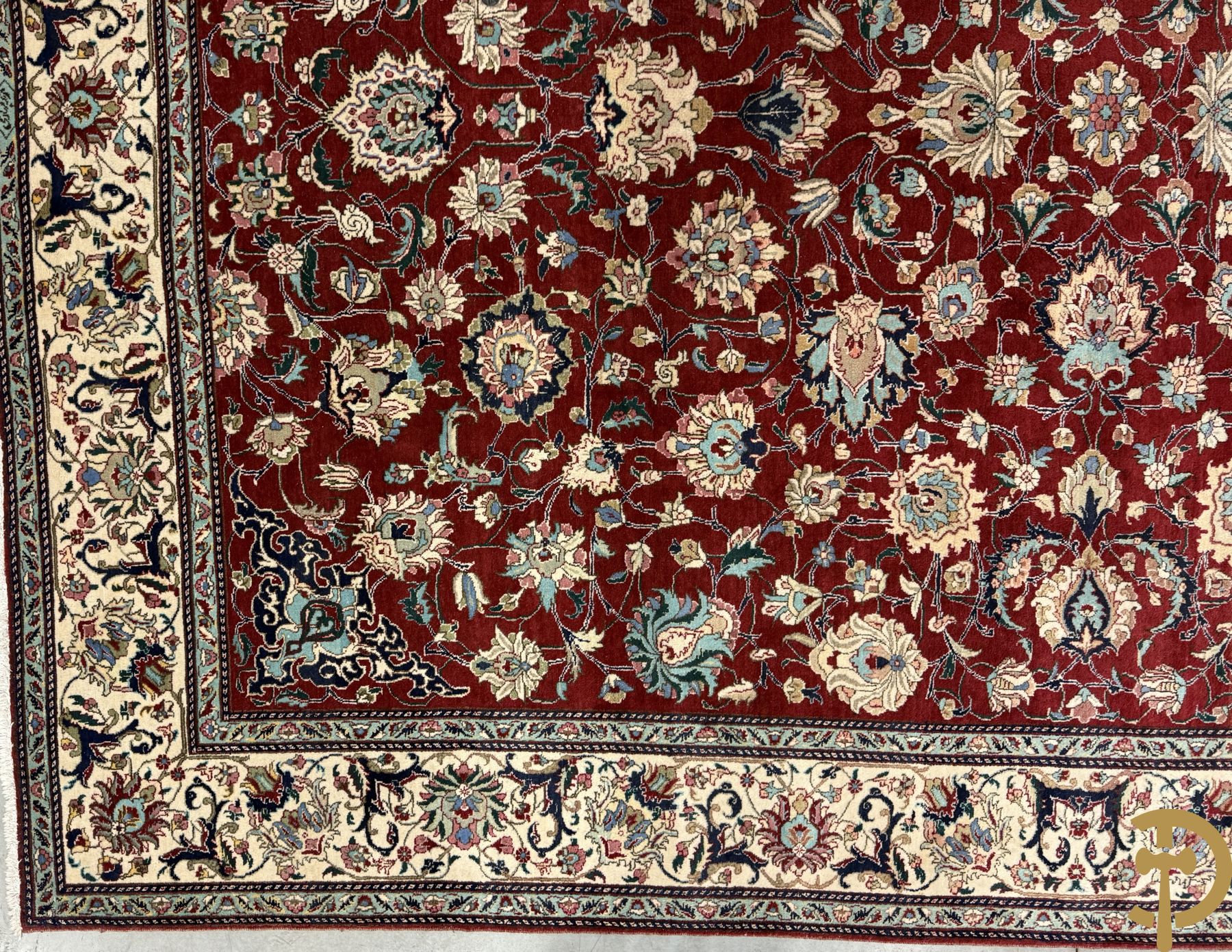 Oosters handgeknoopt tapijt Tabriz