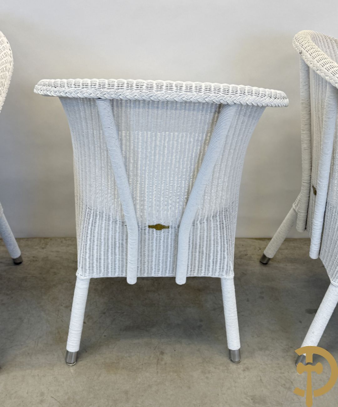 Vier gevlochten Lloyd Loom armzetels van Vincent Sheppard