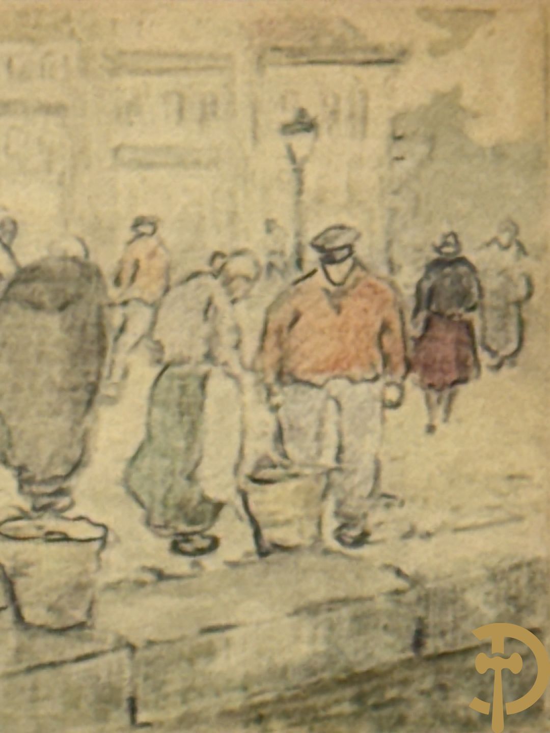 DE COCK F. getekend (Frans) 