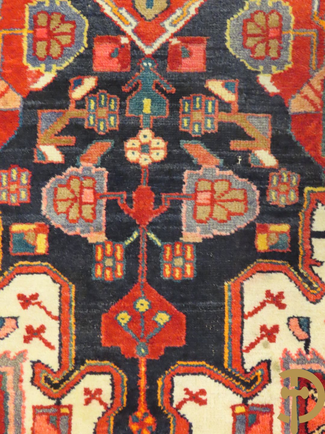 Drie oosterse handgeknoopte tapijten Kaukasus