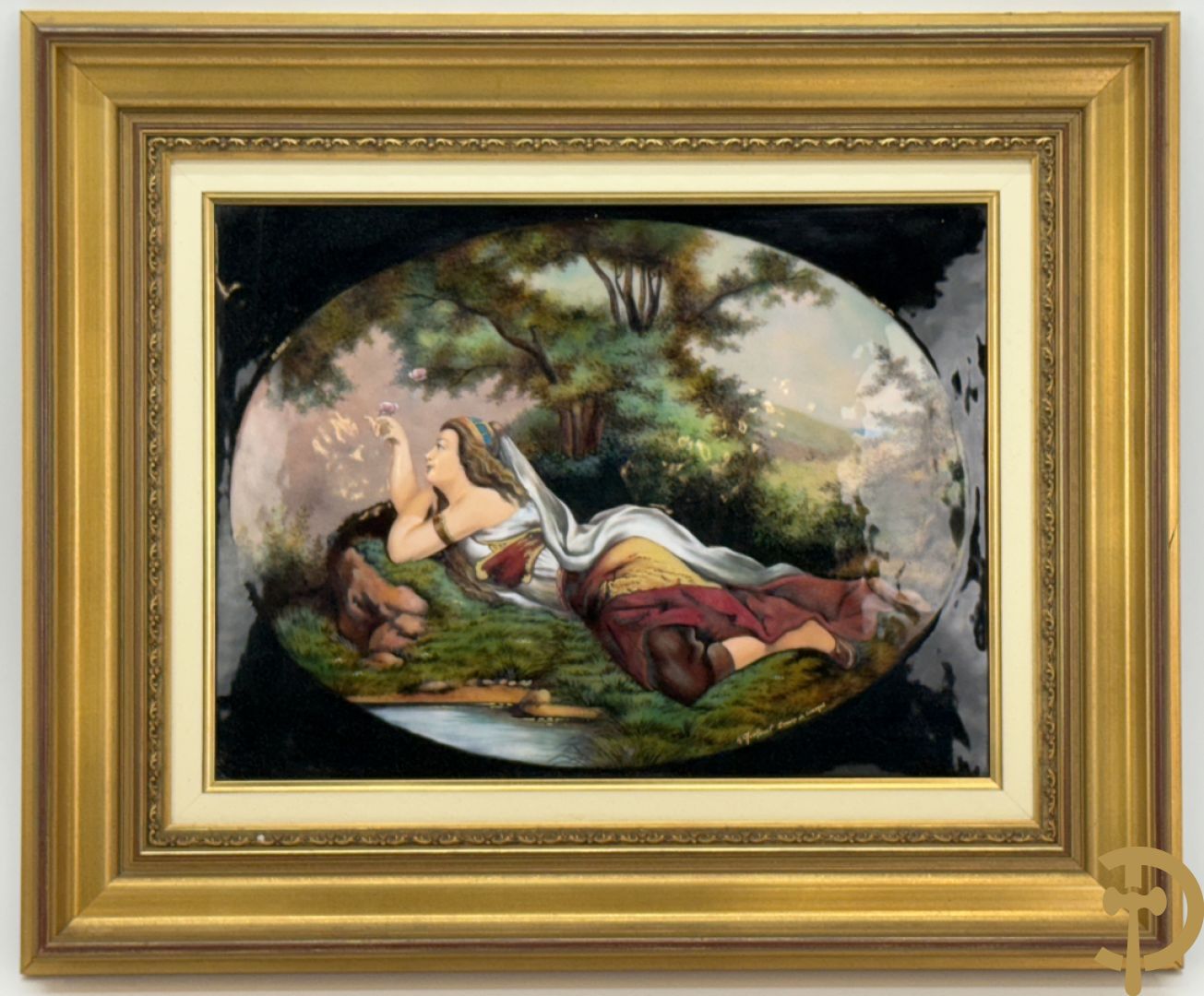 GRAFEUIL A. getekend Emaux de Limoges 