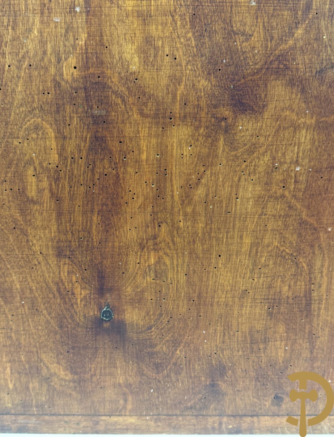 Art Nouveau paneel met pyrografie 