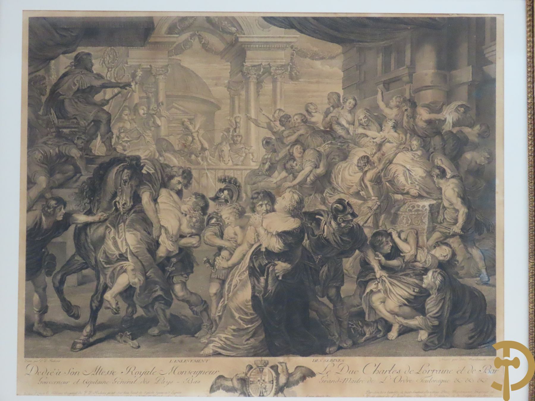 RUBENS P.P. (naar) gegraveerd door Martenasie 1769 - 