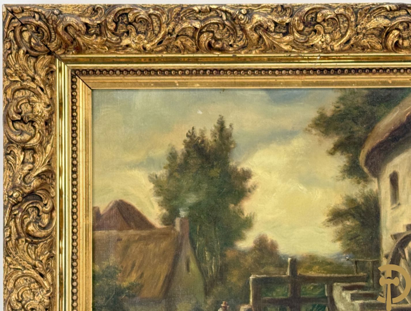 CATY getekend Geanimeerd zicht op watermolen