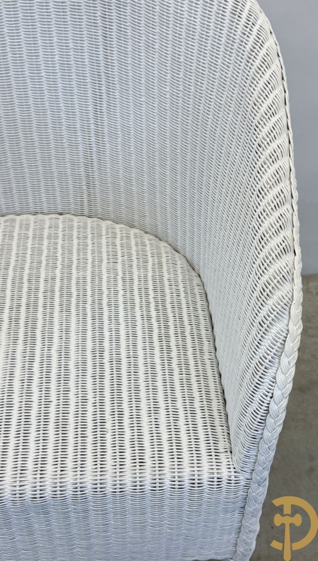 Vier gevlochten Lloyd Loom armzetels van Vincent Sheppard