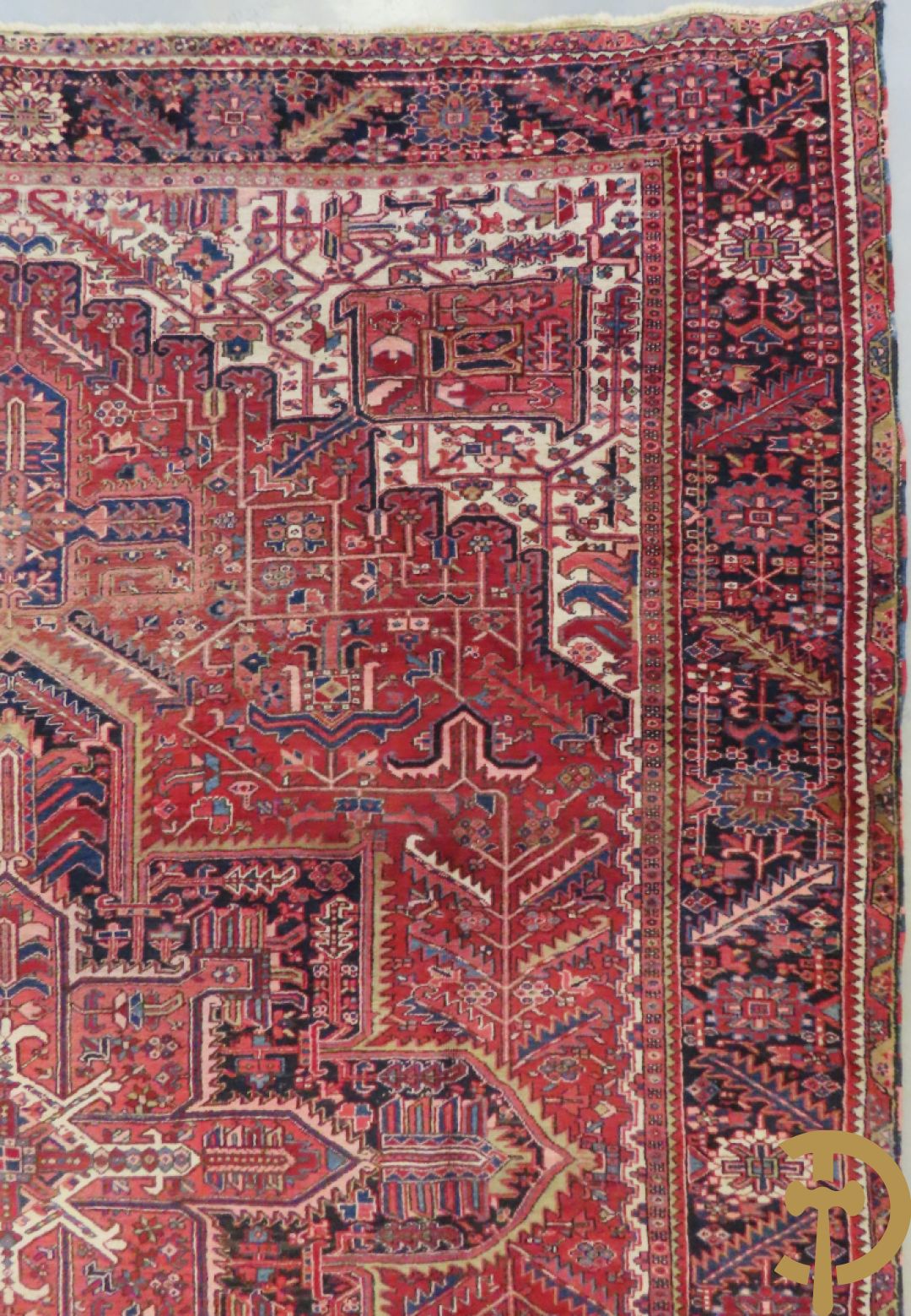 Oosters handgeknoopt tapijt Heriz