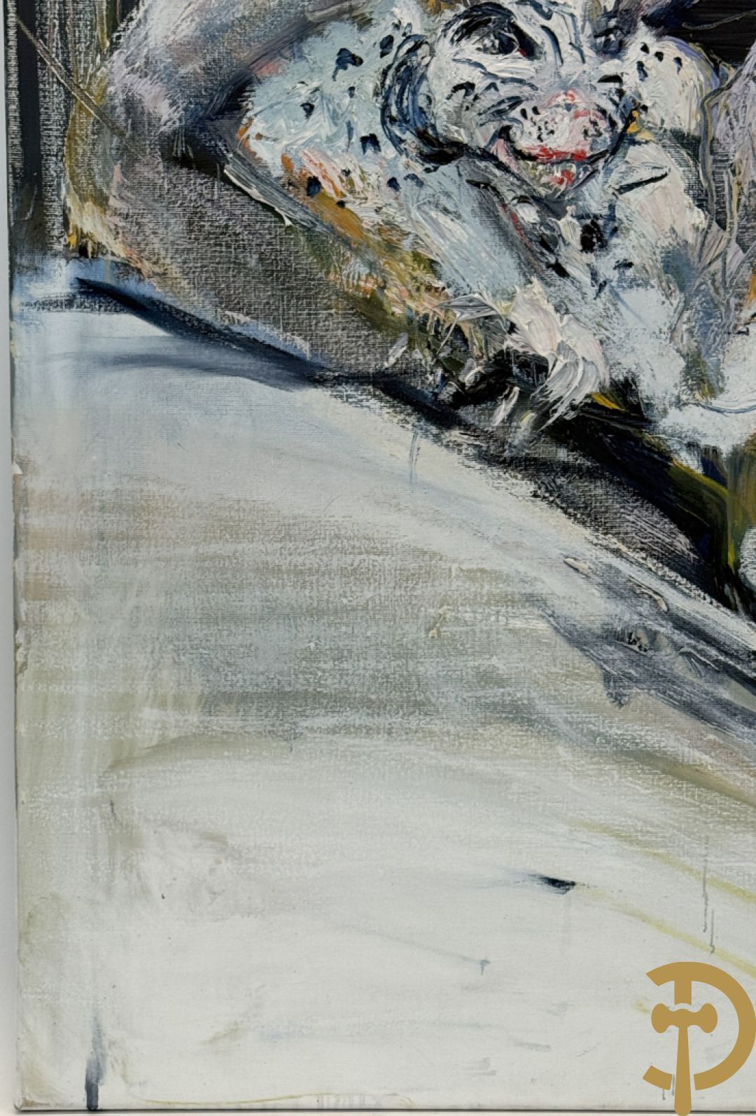 BOUTTENS Philippe getekend verso en gedateerd 2002 