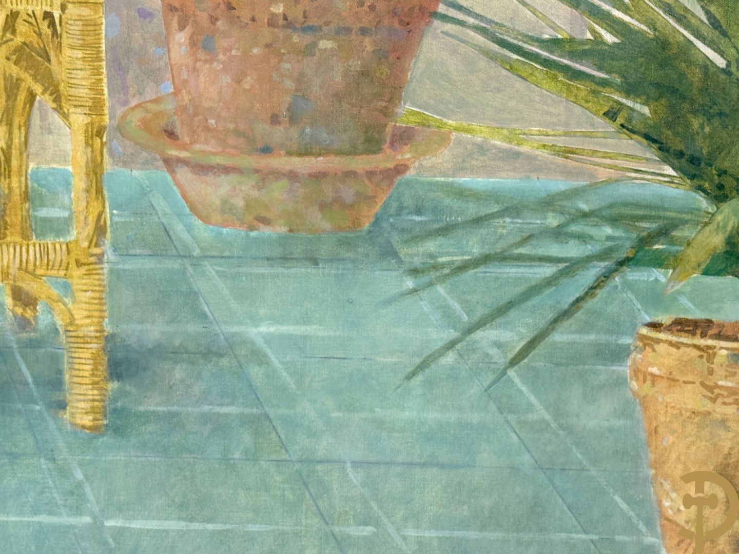 SCHLEE J. (Jaap) getekend Patio 1980-1981, 